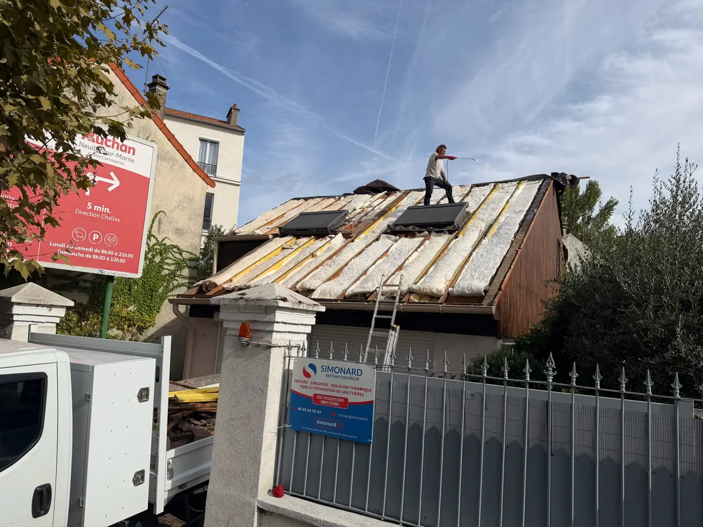 Traitement préventif de la charpente d'un pavillon du Perreux-sur-Marne — M. Simonard
